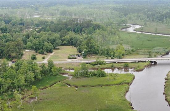 Aerial view of Sturgeon Creek