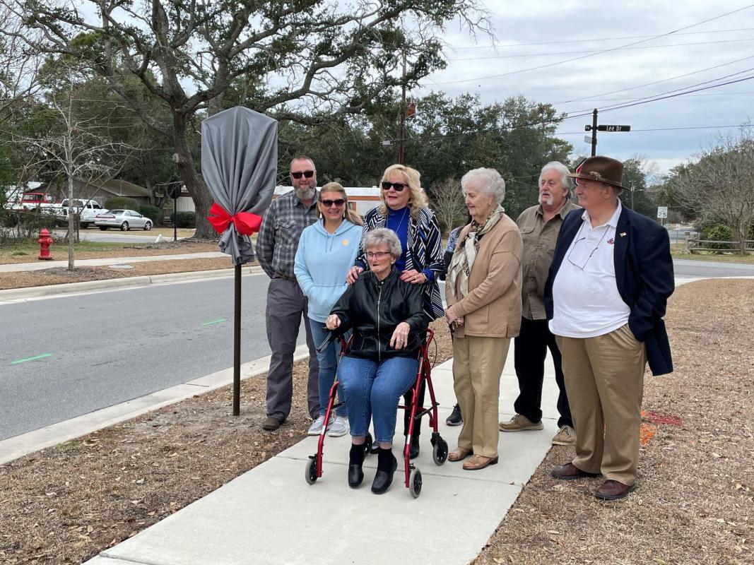 Historical Marker Dedicated at Benton Residence