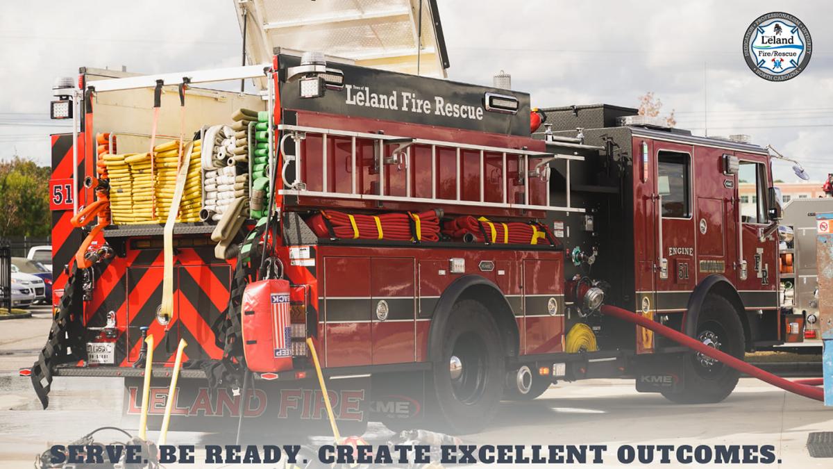 New State-of-the-Art Fire Engine Officially in Service at Leland Fire/Rescue