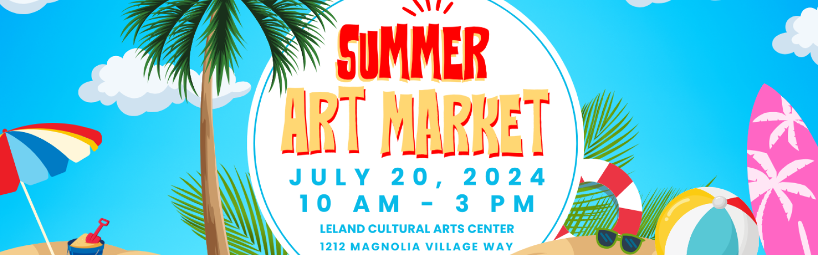 Summer Art Market Banner