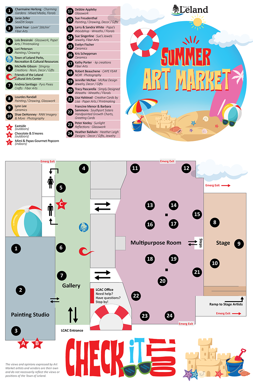 Summer Art Market 2024: Market Map